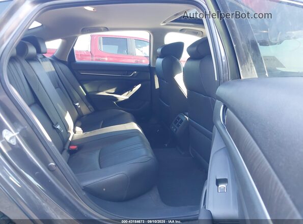 1HGCV3F5XMA005002 2021 HONDA ACCORD HYBRID Gray Widok naklejki z numerem VIN