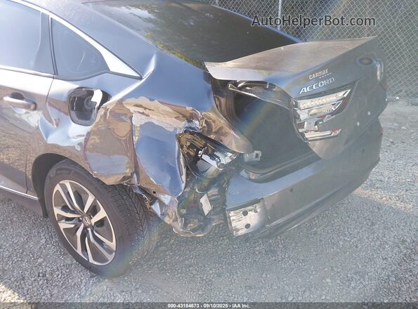 1HGCV3F5XMA005002 2021 HONDA ACCORD HYBRID Gray Widok z przodu