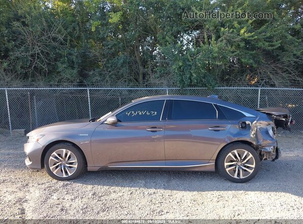 1HGCV3F5XMA005002 2021 HONDA ACCORD HYBRID Gray 