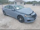 2022 Honda Accord Hybrid Touring Синий vin: 1HGCV3F98NA020408