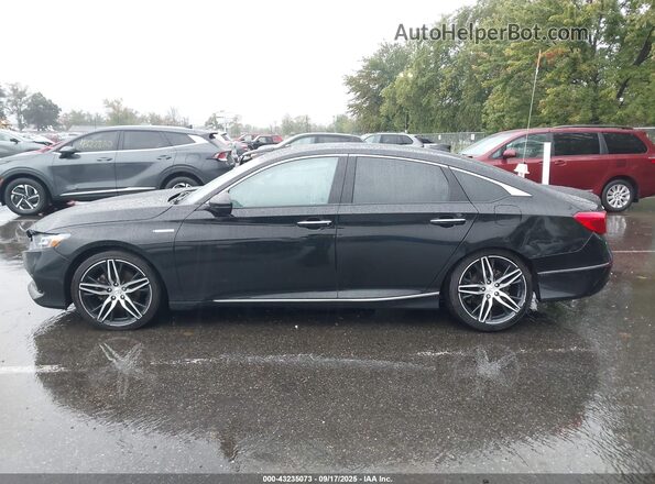 1HGCV3F9XMA013300 2021 HONDA ACCORD HYBRID Черный Панорамный вид салона 360°