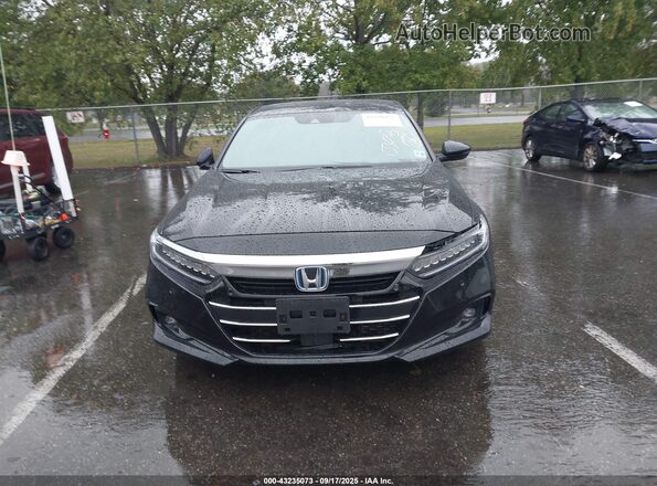 1HGCV3F9XMA013300 2021 HONDA ACCORD HYBRID Черный Вид щитка приборов