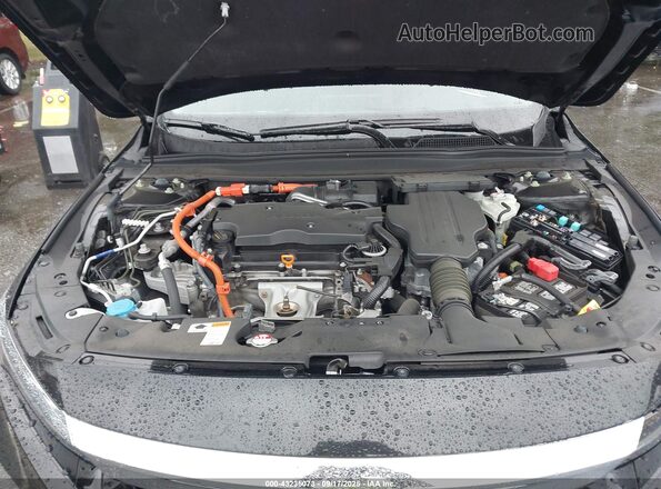 1HGCV3F9XMA013300 2021 HONDA ACCORD HYBRID Черный Вид сзади
