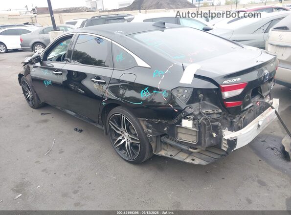 1HGCV3F9XNA015789 2022 HONDA ACCORD HYBRID Черный Задняя левая четверть