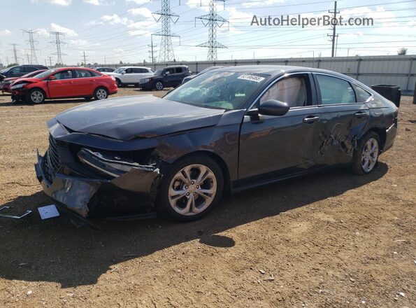 1HGCY1F2XSA020002 2025 HONDA ACCORD Charcoal Vista tres cuartos delantera izquierda
