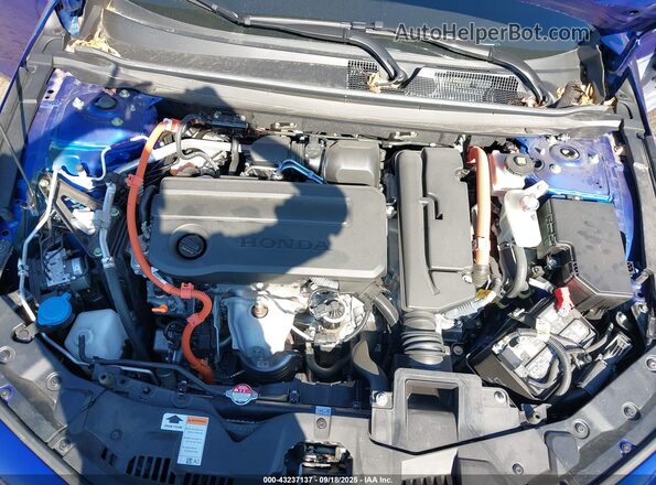 1HGCY2F52RA068040 2024 HONDA ACCORD HYBRID Синий Вид сзади