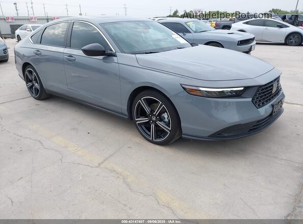 1HGCY2F56SA017761 2025 HONDA ACCORD HYBRID Gray წინა მარჯვენა