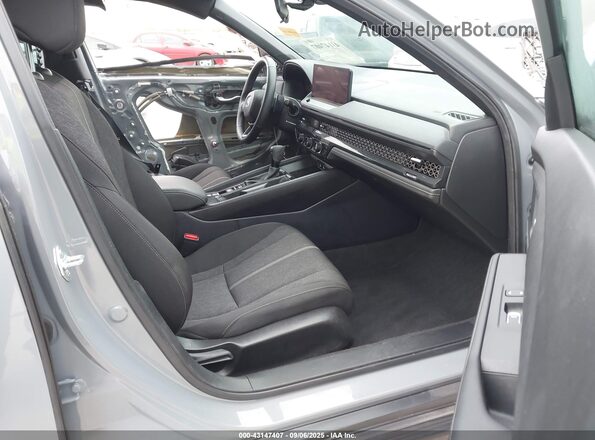 1HGCY2F56SA017761 2025 HONDA ACCORD HYBRID Gray წინა სალონის ხედი