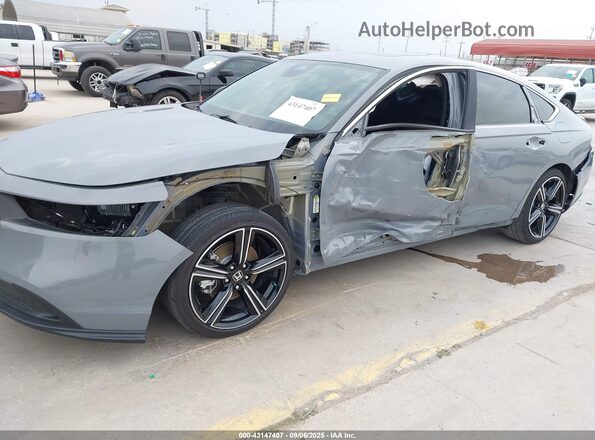 1HGCY2F56SA017761 2025 HONDA ACCORD HYBRID Gray წინა ხედი