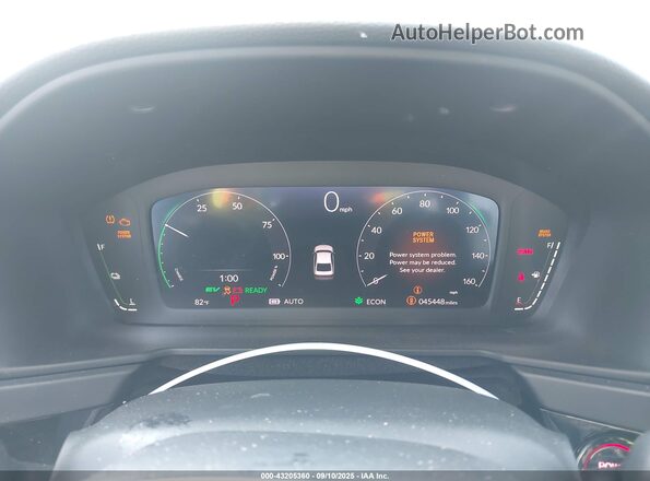 1HGCY2F59PA068436 2023 HONDA ACCORD HYBRID Синий Вид задних сидений