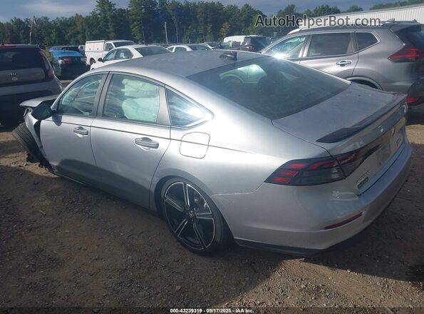 1HGCY2F5XRA046092 2024 HONDA ACCORD HYBRID Silver Задня ліва чверть