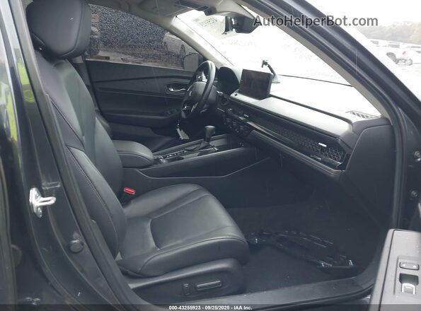 1HGCY2F66SA009216 2025 HONDA ACCORD HYBRID Black Widok wnętrza z przodu