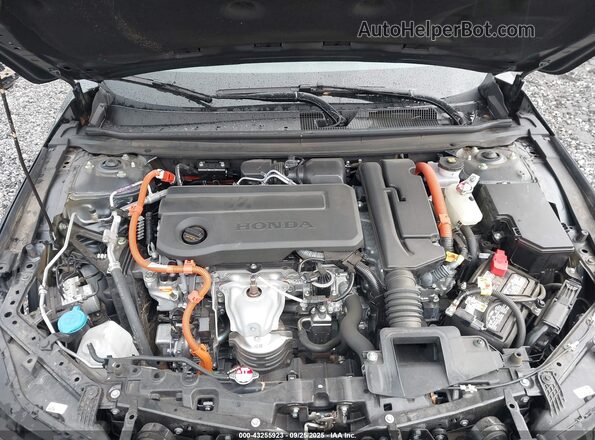 1HGCY2F66SA009216 2025 HONDA ACCORD HYBRID Black Widok z tyłu