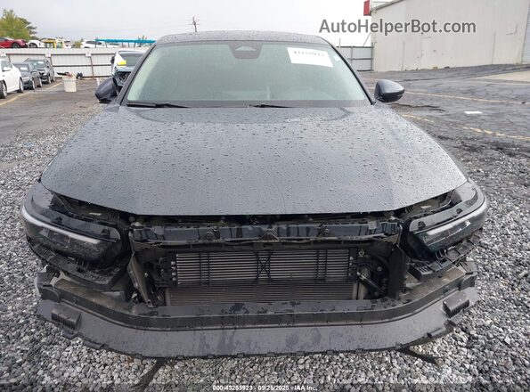 1HGCY2F66SA009216 2025 HONDA ACCORD HYBRID Black Widok zestawu wskaźników