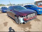 2017 Lincoln Continental Select Темно-бордовый vin: 1LN6L9TK2H5605635