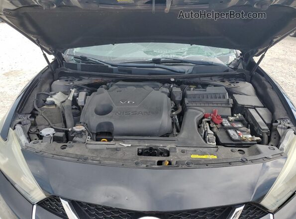1N4AA6AP0JC366613 2018 NISSAN MAXIMA Black Вид задньої частини салону