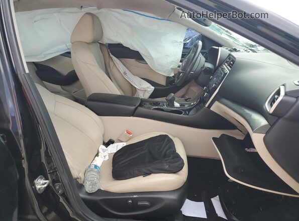 1N4AA6AP0JC366613 2018 NISSAN MAXIMA Black Вид салону спереду