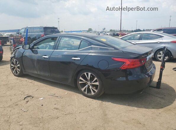 1N4AA6AP0JC374176 2018 NISSAN MAXIMA Black Trasero izquierdo