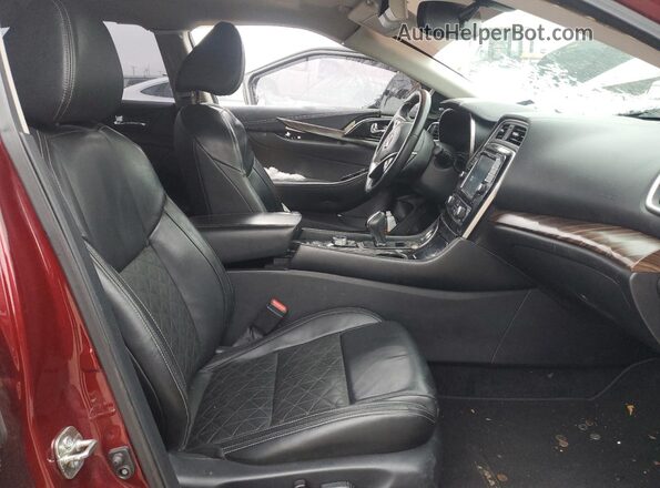 1N4AA6AP1JC388457 2018 NISSAN MAXIMA Бордовый Вид салона спереди