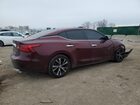 2018 Nissan Maxima 3.5s Бордовый vin: 1N4AA6AP1JC388457