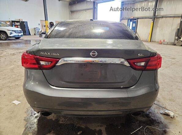 1N4AA6AP2JC373532 2018 NISSAN MAXIMA Gray Widok z tyłu