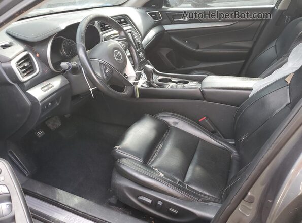 1N4AA6AP2JC373532 2018 NISSAN MAXIMA Gray Widok wnętrza z przodu