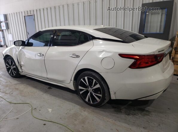 1N4AA6AP2JC404052 2018 NISSAN MAXIMA Белый Задняя левая четверть
