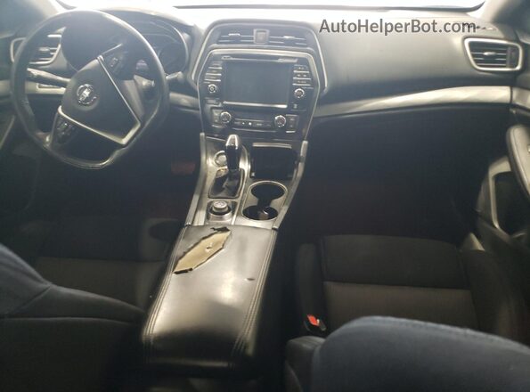 1N4AA6AP2JC404052 2018 NISSAN MAXIMA Белый Вид панели приборов