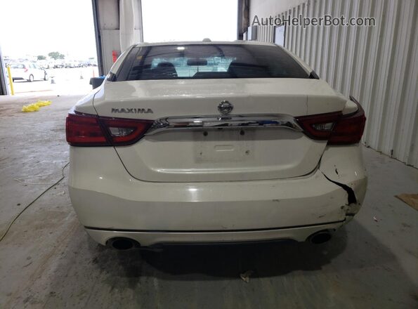 1N4AA6AP2JC404052 2018 NISSAN MAXIMA Белый Вид сзади