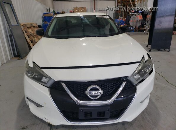 1N4AA6AP2JC404052 2018 NISSAN MAXIMA Белый Вид спереди