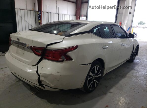1N4AA6AP2JC404052 2018 NISSAN MAXIMA Белый Задняя правая четверть