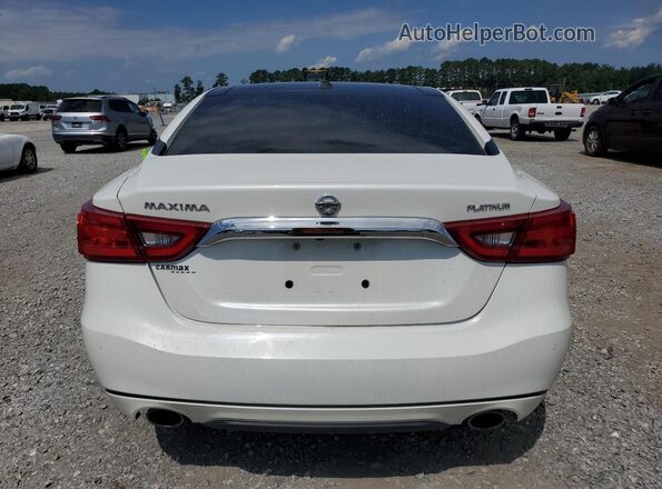 1N4AA6AP2JC405010 2018 NISSAN MAXIMA White Vista trasera