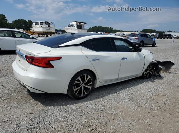 1N4AA6AP2JC405010 2018 NISSAN MAXIMA White Trasero derecho