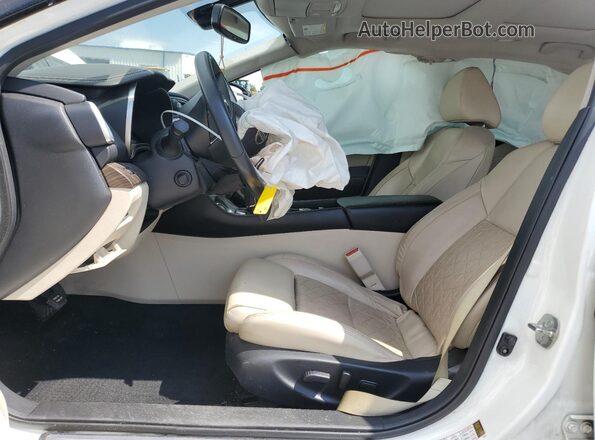 1N4AA6AP2JC405010 2018 NISSAN MAXIMA White Vista interior delantera