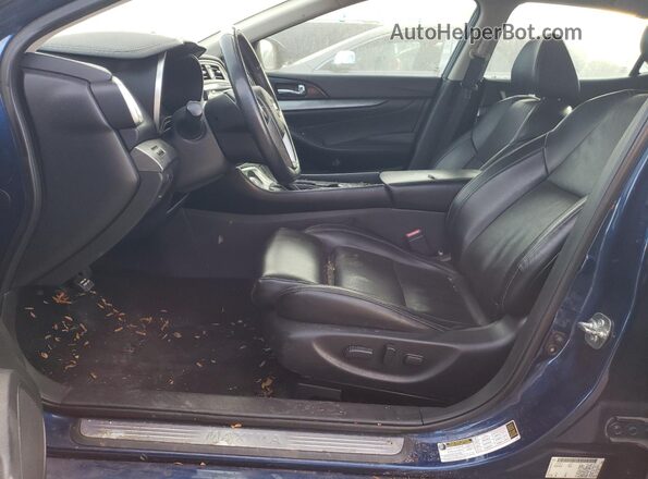 1N4AA6AP3JC368176 2018 NISSAN MAXIMA Синий Вид салона спереди