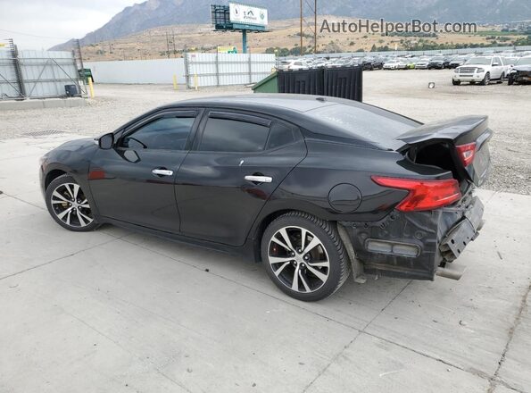1N4AA6AP3JC383518 2018 NISSAN MAXIMA Black უკანა მარცხენა
