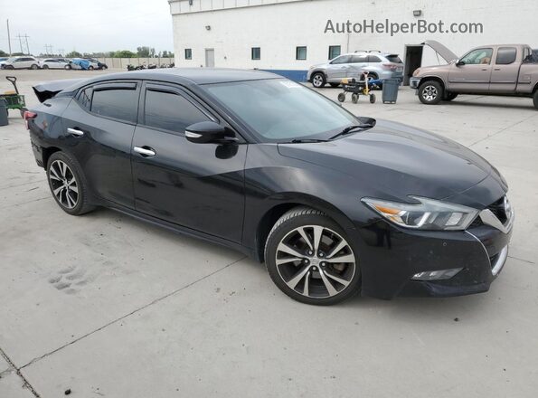 1N4AA6AP3JC383518 2018 NISSAN MAXIMA Black წინა მარჯვენა