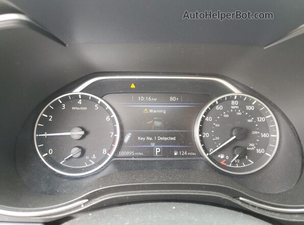 1N4AA6AP3JC383518 2018 NISSAN MAXIMA Black ხელსაწყოთა პანელის ხედი