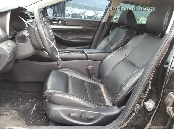 1N4AA6AP3JC383518 2018 NISSAN MAXIMA Black წინა სალონის ხედი