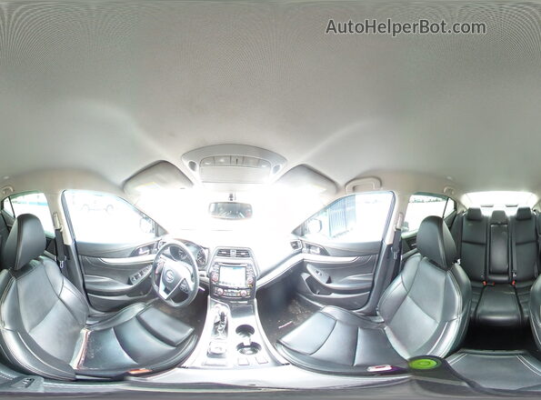 1N4AA6AP3JC383518 2018 NISSAN MAXIMA Black სალონის 360-გრადუსიანი ხედი