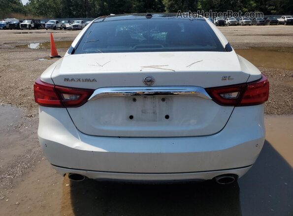 1N4AA6AP3JC404044 2018 NISSAN MAXIMA White Vista trasera
