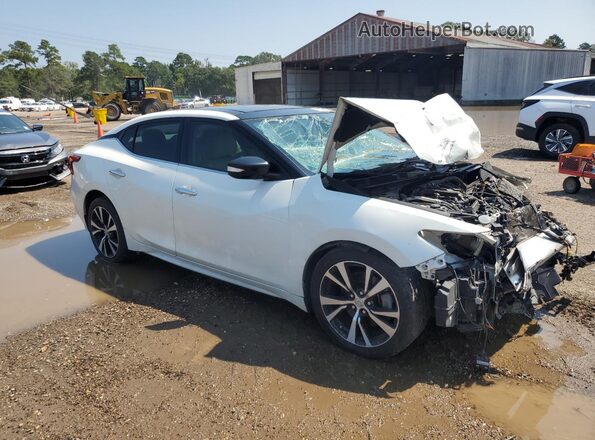 1N4AA6AP3JC404044 2018 NISSAN MAXIMA White Delantero derecho