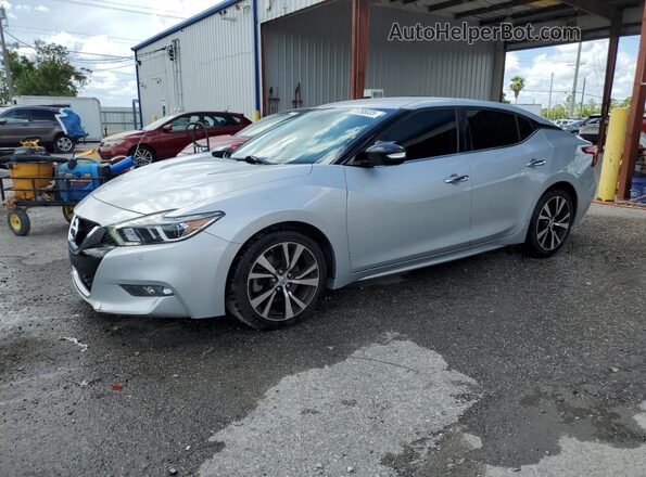 1N4AA6AP4JC360460 2018 NISSAN MAXIMA Silver Przód lewy