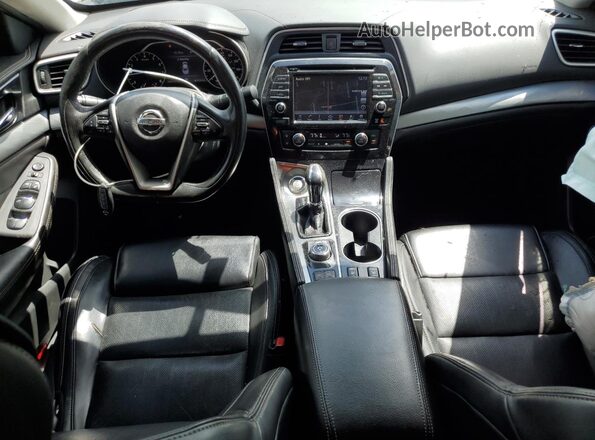 1N4AA6AP4JC360460 2018 NISSAN MAXIMA Silver Widok deski rozdzielczej