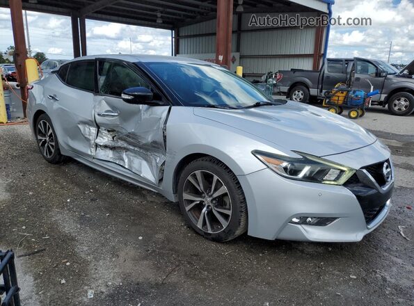 1N4AA6AP4JC360460 2018 NISSAN MAXIMA Silver Przód prawy