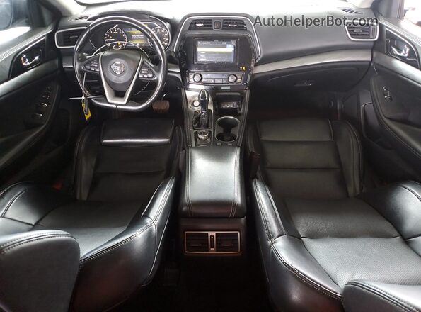 1N4AA6AP4JC373547 2018 NISSAN MAXIMA Серый Вид панели приборов