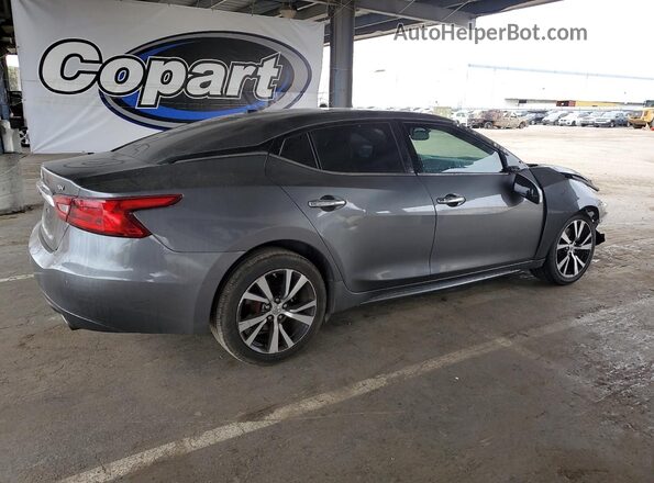 1N4AA6AP4JC373547 2018 NISSAN MAXIMA Серый Задняя правая четверть