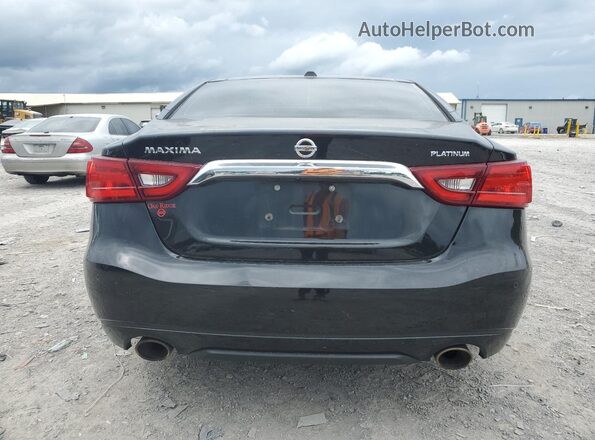 1N4AA6AP4JC407812 2018 NISSAN MAXIMA Черный Вид сзади