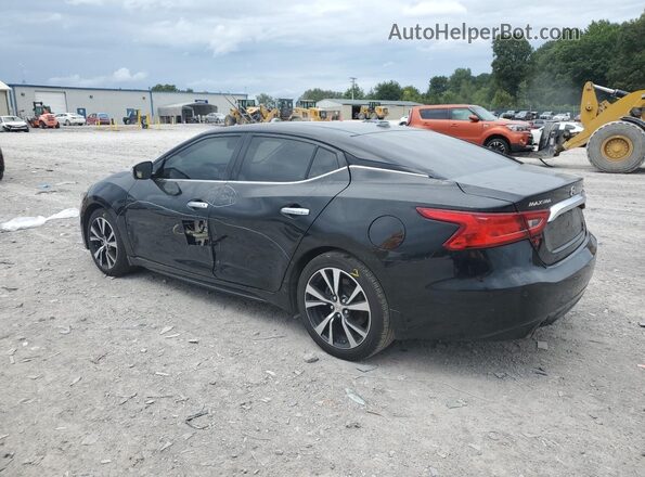 1N4AA6AP4JC407812 2018 NISSAN MAXIMA Черный Задняя левая четверть