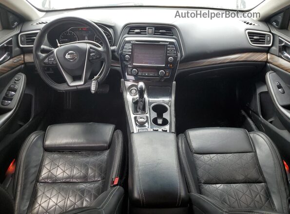 1N4AA6AP4JC407812 2018 NISSAN MAXIMA Черный Вид панели приборов